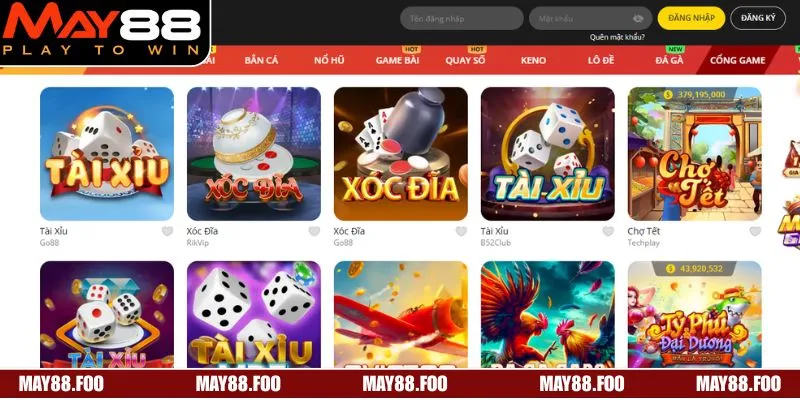 Giới Thiệu MAY88 - Điểm Đến Lý Tưởng Cho 3 Các sản phẩm MAY88 đang mở cược